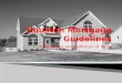 Houston Mortgage Guidelines and Definitions