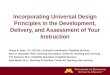 Teaching Enrichment Series: Incorporating Universal Design