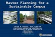 Master Planning for a Sustainable Campus