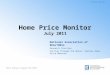 Home Price Monitor: July 2011
