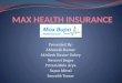 Max Bupa Health Insurance Brief PPT assignment