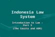 Indonesia law system asdr 3   3 okay final