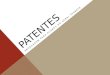 Patentes: abordagem para alunos de cursos técnicos e tecnológicos