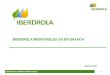 IBERDROLA ENERGÍAS RENOVABLES1 IBERDROLA RENOVABLES SA EN OAXACA Agosto 2.004