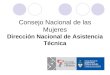 Consejo Nacional de las Mujeres Dirección Nacional de Asistencia Técnica