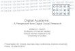 Digital Academe: Implications of Digital Research