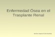 Enfermedad Ósea en el Trasplante Renal Nat Rev Nephrol 6,32-40 (2010)