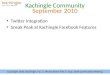 Kachingle Sep 16 Online Community Meeting: Twitter Integration