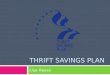 Thrift savings plan2013