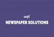 Oorjit Newspaper Industry Solutions