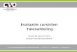 Evaluatie talen bijlage_kwaliteitshandboek_finaleversie_20100128
