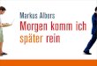 Markus Albers Booktalk