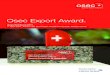 Osec Export Award. Ausschreibung 2011