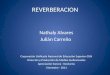 REVERBERACION Nathaly Alvares Julián Carreño Corporación Unificada Nacional de Educación Superior-CUN Dirección y Producción de Medios Audiovisuales Apreciación