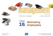 Chap 16 motivating employees management by robbins & coulter 9 e