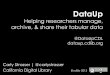 DataUp Lightning Talk for #iEvoBio