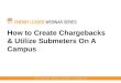 How to Create Chargebacks & Utiltize Submeters On A Campus