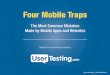 Four Most Common Mistakes Made on Mobile Sites and Apps Webinar Slides