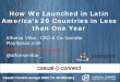 How we launched in Latin America's 20 Countries in less than 1 year