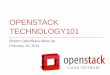 OpenStack 101 update