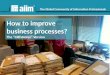 How to improve processes - what you need to know in 2 min