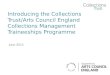 CT/ACE Collections Management Traineeship Programme