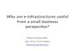 Why are e-Infrastructures useful from a small business perspective?