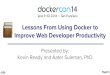 DockerCon - Lessons from Using Docker to Improve Web Developer Productivity