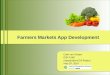 Farmers Markets Web Application