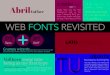 Web Fonts Revisited