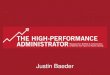 The High-Performance Administrator