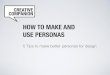 How to make better Personas