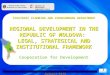Regional development   legal, institutional framework