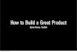 How to Build a Viable Product People Want