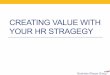 Creating Value with your HR Strategy - Entrepreneurship 101 (2013/2014)