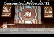 Lessons from Webstock ‘12