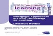 Pedagogical appraches-for-using-technology-literature-review-january-11-final
