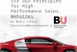 Six SEO Priciples for High Performance Sales