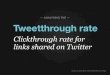 The average tweetthrough rate (April 2012)