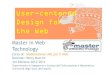 UML per il Web: User Centric Design