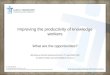 Knowledge worker productivity