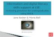 ANCIL at LSE: interim findings from a survey of skills support