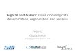 Peter Li: GigaDB and Galaxy - revolutionizing data dissemination, organization and analysis