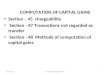 Computation of Capital gains under Income Tax Act 1961