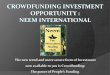 Crowdfunding investment opportunity