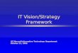 IT Strategic Framework presentation [ppt]