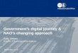 Government’s digital journey & NAO’s changing approach