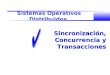 Sistemas Operativos Distribuidos Sincronización, Concurrencia y Transacciones
