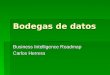 Bodegas de datos Business Intelligence Roadmap Carlos Herrera
