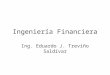 Ingeniería Financiera Ing. Eduardo J. Treviño Saldívar